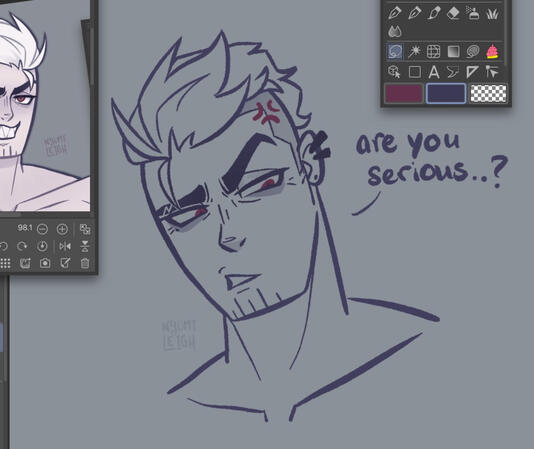 Cyrus is not impressed- tsk tsk