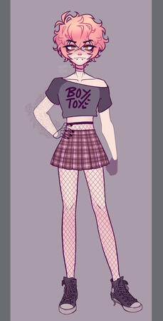 Full body wip of Ambrose's vtuber model! wowi!